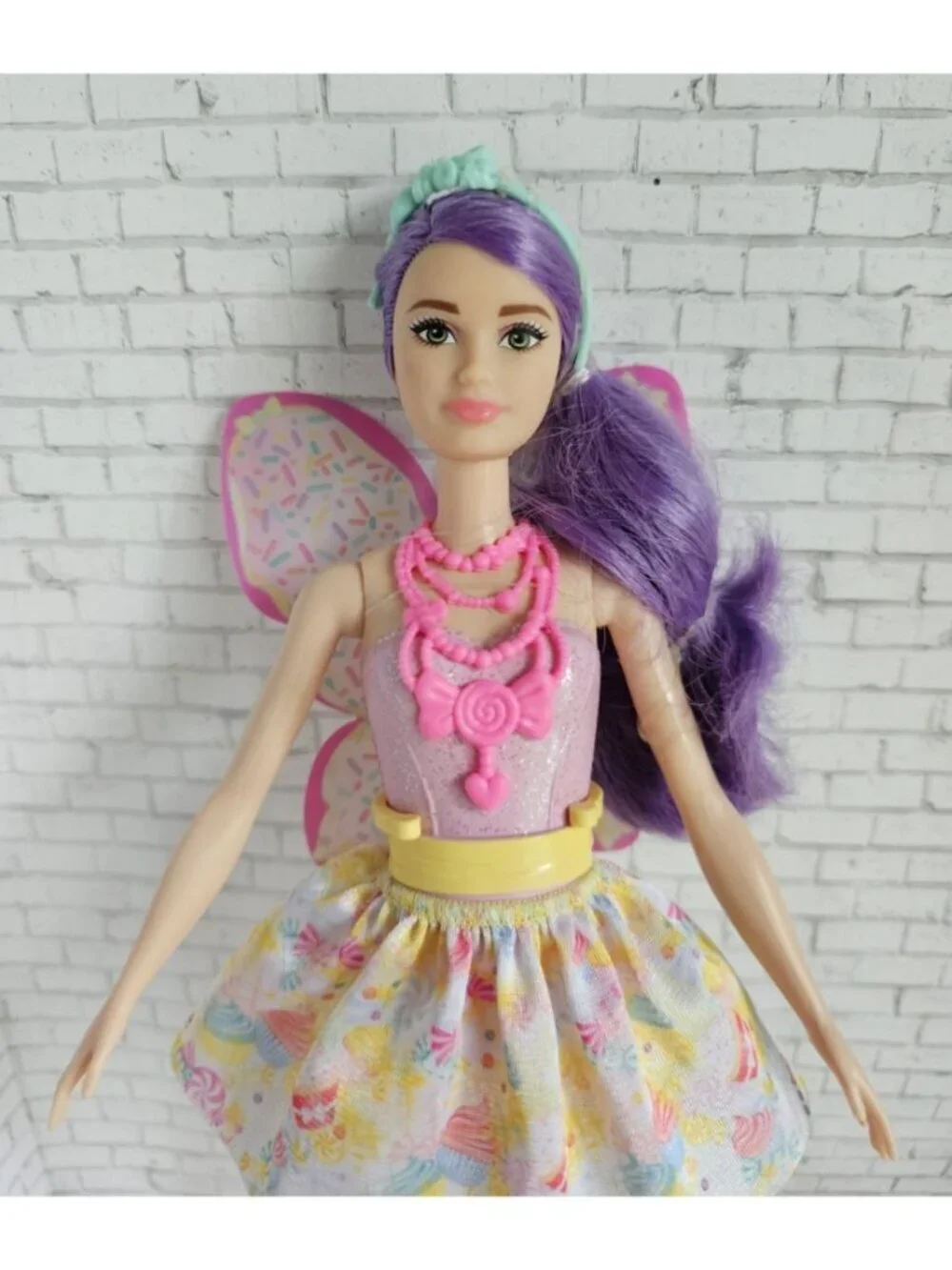 Mattel Rare HTF Dreamtopia/Fairytopia 3 Doll Set Skipper Fairy Only Purple Hair
